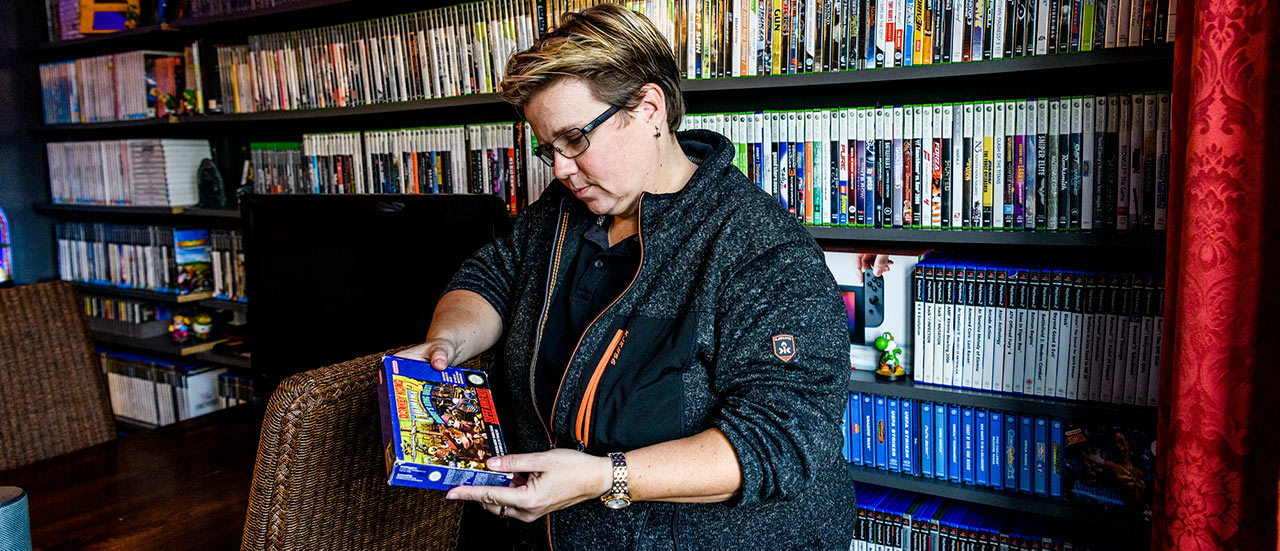 Aegon nintendoverzameling leslie tussenfoto